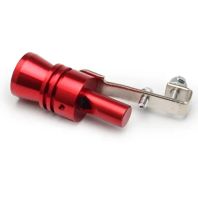XL Turbo Sound Whistle Muffler Exhaust Pipe Simulator Whistler Auto Car Red • $5.99