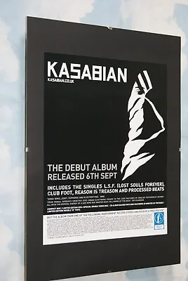 KASABIAN Band A3 Frameless Original 2004 ` DEBUT ALBUM ` Art Music Poster • £17.99