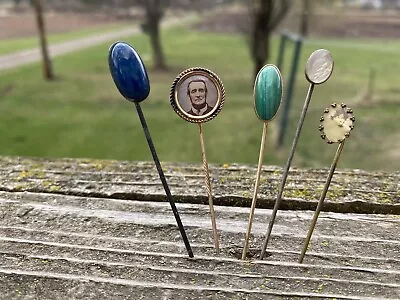 Lot Of 5 Vintage Antique Stick Pins • $15.50