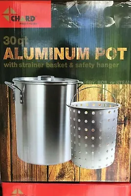 $159.95 • Buy Chard - ASP30 - Aluminum Perforated Safety Hanger - 30 Quart Pot And Strainer 