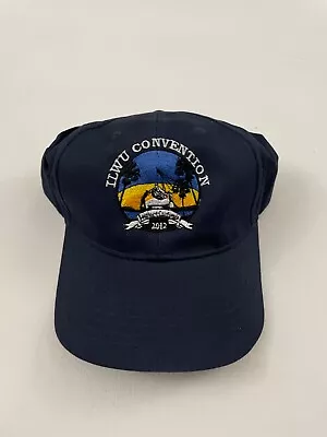 New ILWU Convention 2012 Embroidered Blue Adjustable Baseball Hat One Size  • $24.99