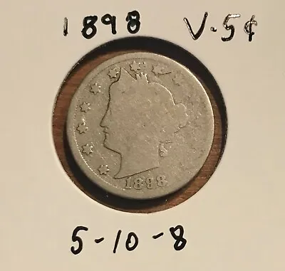 $0.99 • Buy 1901 Liberty V Nickel Coin       5 - 10 - 8