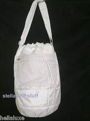 RARE~Stella McCartney Adidas PACKAWAY SWIM BAG CarryOn Beach Gym Duffel Knapsack • $129.99