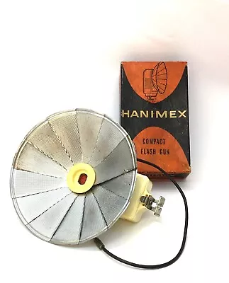 HANIMEX Vintage  1950s Capacitor Fan Flashgun For Camera- Box Instructions Bulbs • $24