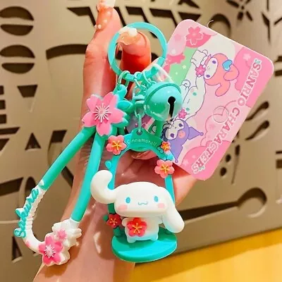 Sanrio Cute Keychain Kawaii Lovely Bag Pendant Anime Cartoon 💙Cinnamoroll💙 • $7.99