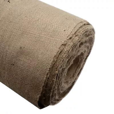 Hessian Jute Burlap Sack Cloth Fabric Upholstery Crafts Garden Frost Protection • £238.50