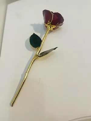 I Hate Steven Singer Forever Real Rose Dipped And Trimmed In 24k Gold • $40