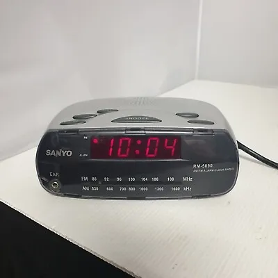 Vintage Sanyo AM/FM Clock Radio RM-5090 Tested And Working  • $31.90