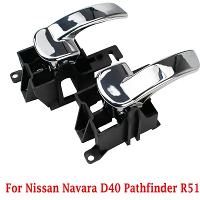 LH+RH Car Inner Grab Door Handle Front Rear For Navara D40 Pathfinder R51 05-13 • $19.99