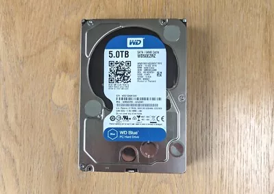 5TB Western Digital WD Blue 3.5  SATA Internal Hard Drive WD50EZRZ - 2 • £54.99