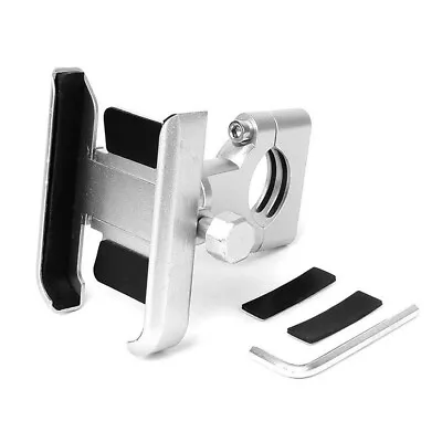 Silver Universal Motorcycle Cell Phone Holder Mount For Harley Davidson Touring • $16.90