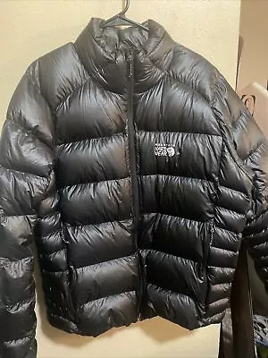 Mountain Hardwear Black Full Zip Jacket 80% Duck Down Puffer - Size Men’s XL • $449