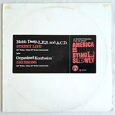 1996 - Mobb Deep - Street Life / Organized Konfusion - Decisions - Eastwest Pro • $15