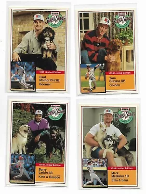 1993 Milk Bone Super Stars PICK-A-CARD Molitor Tom Glavine Barry Larkin McGwire  • $1.99