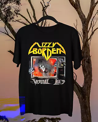 Vtg Lizzy Borden Band Short Sleeve Cotton Black S-5XL Unisex Shirt MM502 • $18.04
