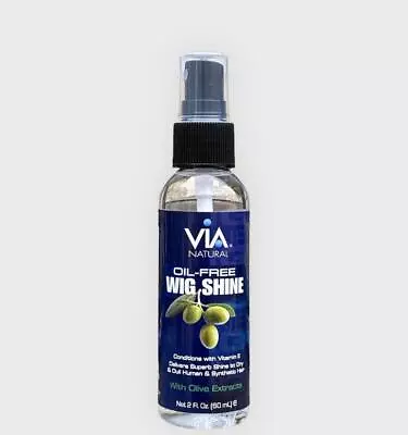 Via Natural Oil-Free Wig Shine Spray For Human & Synthetic Hair • £6.95