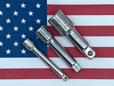 Craftsman 3  Extension Set 1/4 3/8 & 1/2 Drive -EE- 43539 44264 & 44133 USA • $25.98