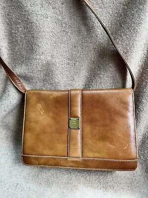 Vintage MCM Patricia Cognac Crossbody Bag RARE • $69.99