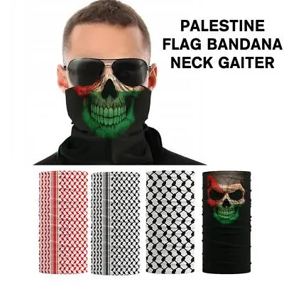 Palestine Neck Scarf Palestine Flag Scarf Palestinian Mask NEW Bandana M5P3 • $5.90
