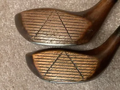 1930’s Vintage Persimmon Kroyden 1x Driver And 2 Wood. • $45