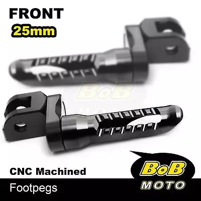 BOB 25mm Extend Front Foot Pegs BLACK For Suzuki DL 1000 V-Strom 14 15 16 17 • $55.67