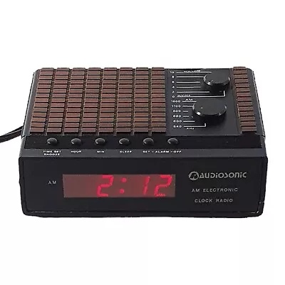 Vintage Audiosonic 1985 AM Electronic Clock Radio 710-425 VGC • $35.95