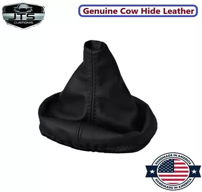 Black Real Leather MANUAL SHIFT BOOT For Corvette C5 1997 98 99 2000 01 02 03 04 • $38.56