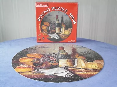 WADDINGTONS - STILL LIFE - RAYMOND CAMPBELL - 500 - Circular Jigsaw - Complete • £6.25