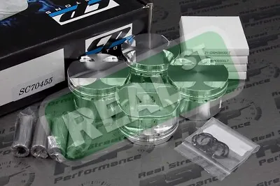 CP Forged Pistons For Acura K20A K20A2 K20A3 RSX 86mm Flat Top 9.4:1 SC70455 • $766.50