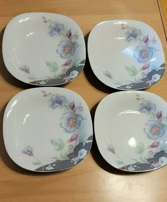 Mikasa Tempo Eighty FLORAL ECLIPSE 4 Coupe Soup Bowls • $32