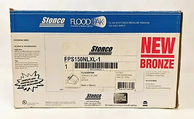 £179.15 • Buy New Stonco Fps150nlxl-1 - Floodpack, Sz1, 150w, 120v Outdoor Floodlight - Bronze
