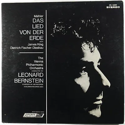 MAHLER LEONARD BERNSTEIN Das Lied Von Der Erde LONDON OS 26005 EX / EX 1966 • $8.50