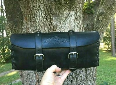 $374.99 • Buy Boss Hoss V8 Custom Motorcycle Boss Hoss Trike Sissy Bar Fork Tool Bag RARE