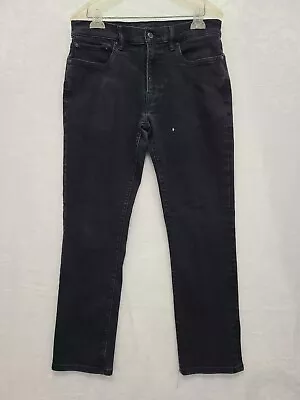 Lucky Brand 223 Men's Classic Straight Stretch Black Jeans Size 32x30 • $16