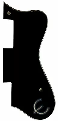 Custom Fits Epiphone Dot Style Guitar Pickguard3 Ply Black W/Metal “e” • $12.99