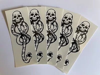 $5.99 • Buy 5 Harry Potter Death Eaters Dark Mark Temporary Tattoos US SELLER FREE SHIPPING