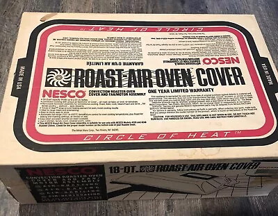 Vtg NESCO 18QT Roast Air Cover & Fan Model Number : 4948-1009 Roasting • $100