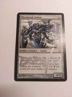 Mycosynth Golem Signed By Artist Paolo Parente MTG Magic The Gathering Fifth Daw • $85