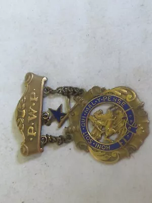 Vintage Sons Of St.George PWP  Past Worthy Principle  Masonic Medal NAMED • $50