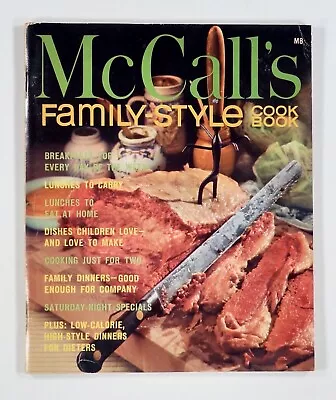 1965 McCall's FAMILY-STYLE COOKBOOK Mid-century RECIPES FOR KIDS Lunches &c {b} • $8.43