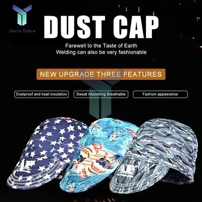 Breathable Welding Hat Flame Retardant Welder Head Cover Welding Cap  Workshop • $15.09