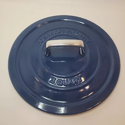 Martha Stewart Blue Enameled Cast Iron Round Lid 3 Qt. Replacement Lid Only • $22.95