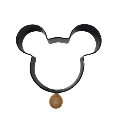 Mickey Mouse Head Cookie Cutter Metal Black 3 Inches • £9.40