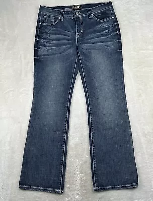 Cowgirl Up Denim Jeans Women’s Size 32/34 Embroidered CGJ40503 Boot Cut Mid Rise • $15.90