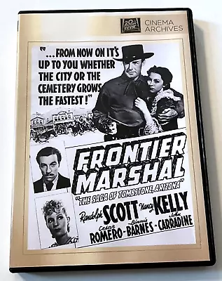 FRONTIER MARSHAL [1939] (2012 DVD MoD B&WFox Cinema Archives) Randolph Scott • $15.99