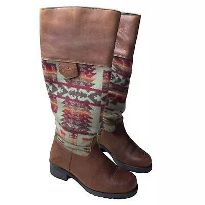 Paul Brodie X Pendleton Wool Women’s Old West Boots Size 8-9 • $129.99