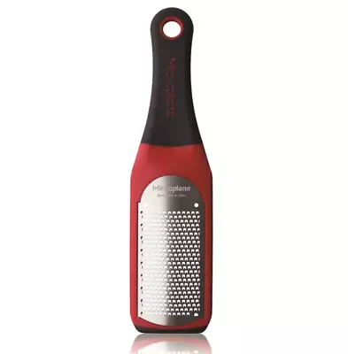 Microplane Artisan Series Fine Grater 18/8 Red • $10.95