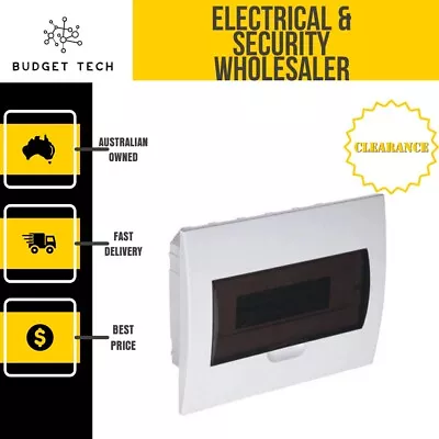 $34 • Buy 12 Pole Distribution Box Power Board Switchboard Recessed Flush Circuit Breaker