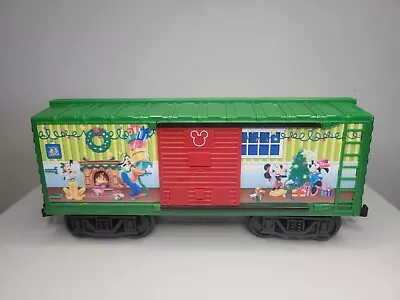 LIONEL Disney MICKEY MOUSE EXPRESS Christmas Train Box Freight Car Green • $20