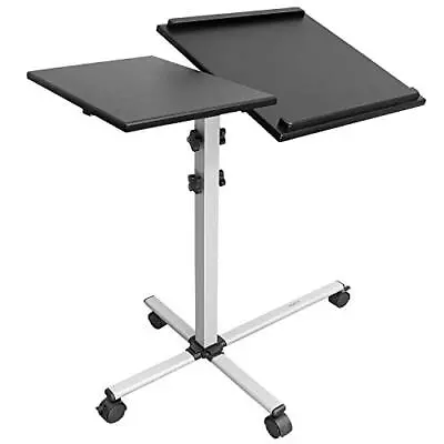 Mount-It Rolling Laptop Tray And Projector Cart Height Adjustable Presentatio... • $142.25